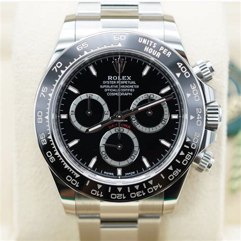 rolex daytona black dial 2024|2023 Rolex daytona black dial.